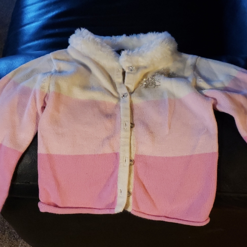 Girls button up sweater